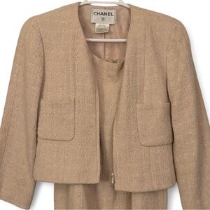 CHANEL VINTAGE Blush Pink Suit